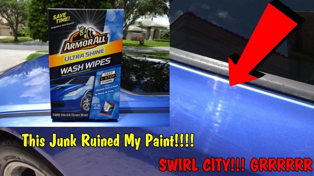 Picture of: Armor All Ultra Shine Wash Wipes RUINED my Paint!!! Garbage Product.