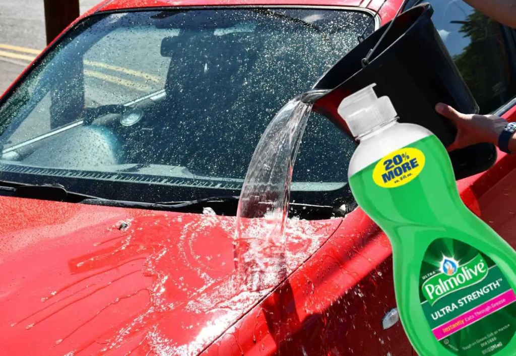 Picture of: Can I wash my car with dish soap?