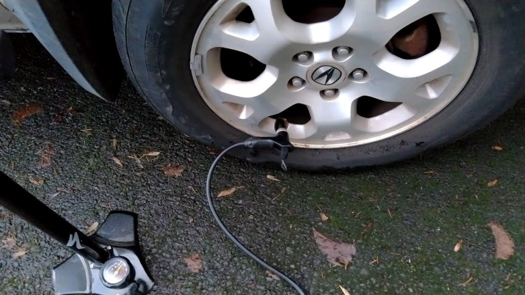 Picture of: Can you use a BIKE PUMP to inflate CAR TIRES? [Fill up Car tires without  electric air compressor]