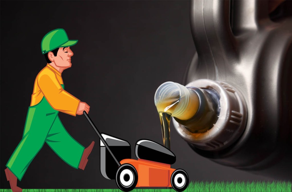 Picture of: Can you use car oil in a lawn mower? – BackYard