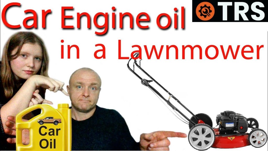Picture of: Car Engine Oil In a Lawnmower? ‘Explained’ – Best Engine Oil & Lawnmower Oil