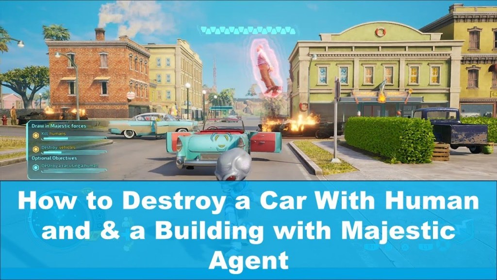 Picture of: How to Destroy a Car With Human and a Building with Majestic Agent  #destroyallhumans