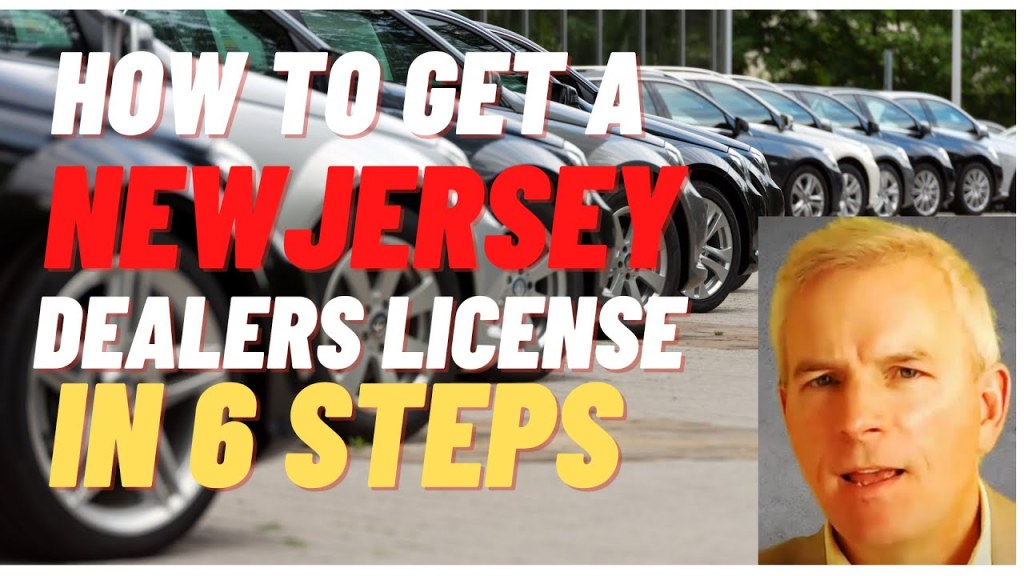 Picture of: How to get a New Jersey Dealer License in  Steps