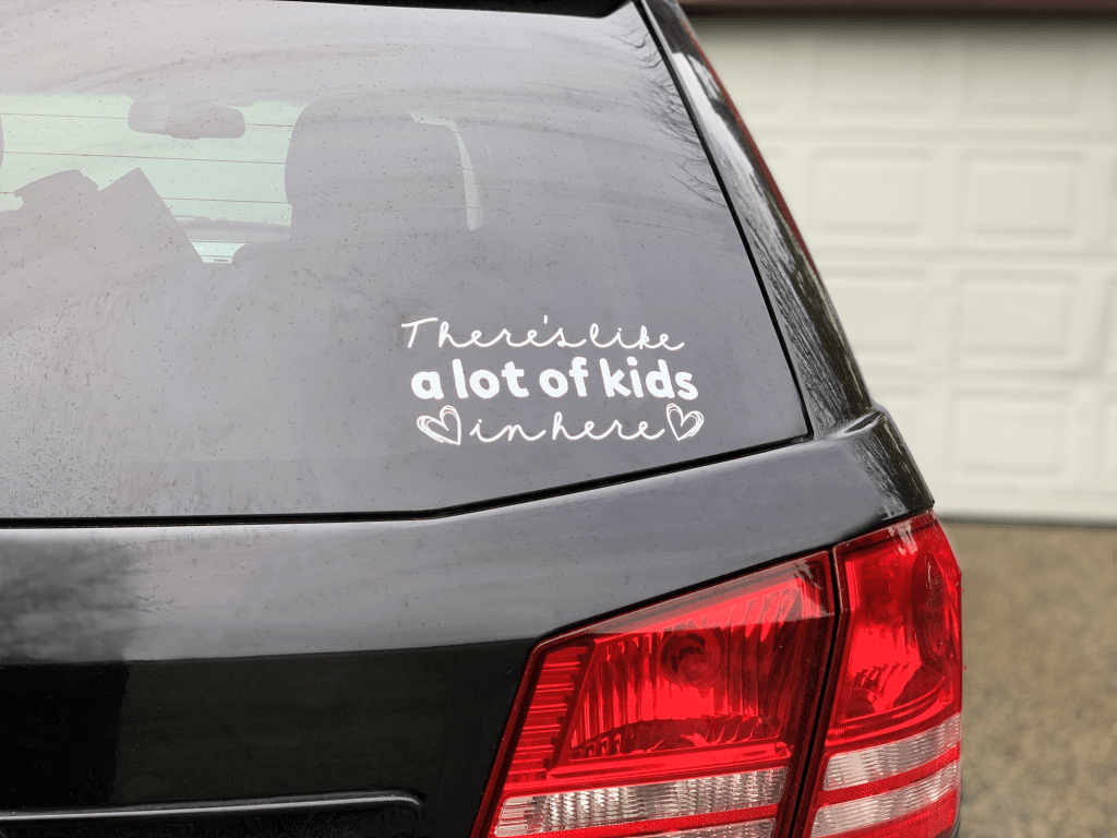 Picture of: How to make a vinyl car decal with the Cricut Maker – More Than