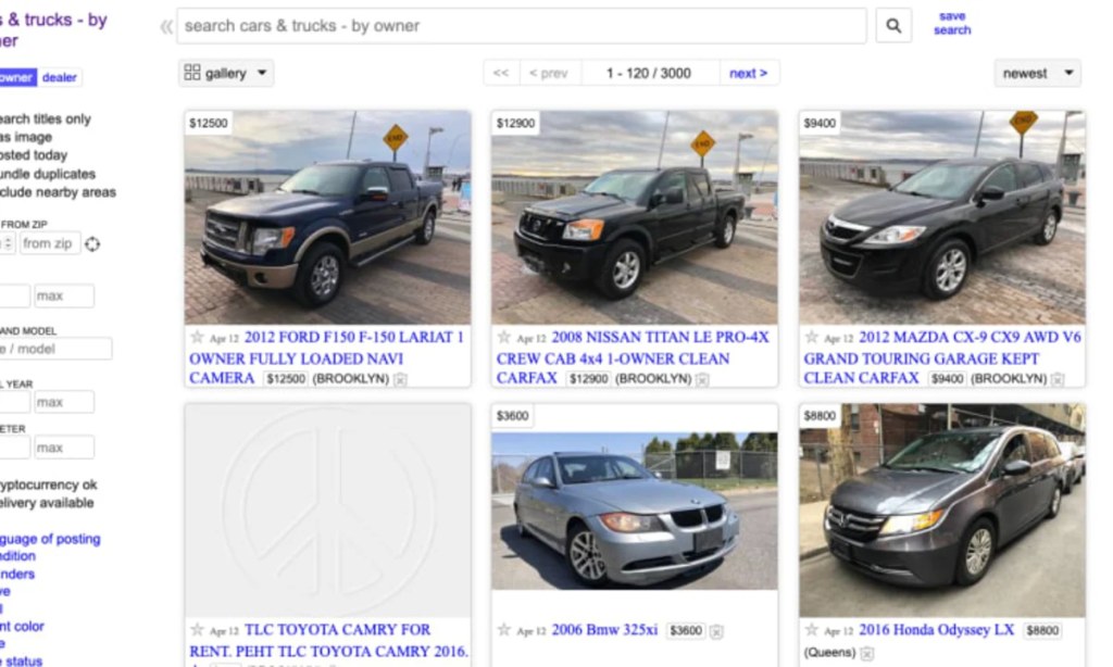 Picture of: Listing a car for sale on Craigslist won’t be free anymore – Autoblog