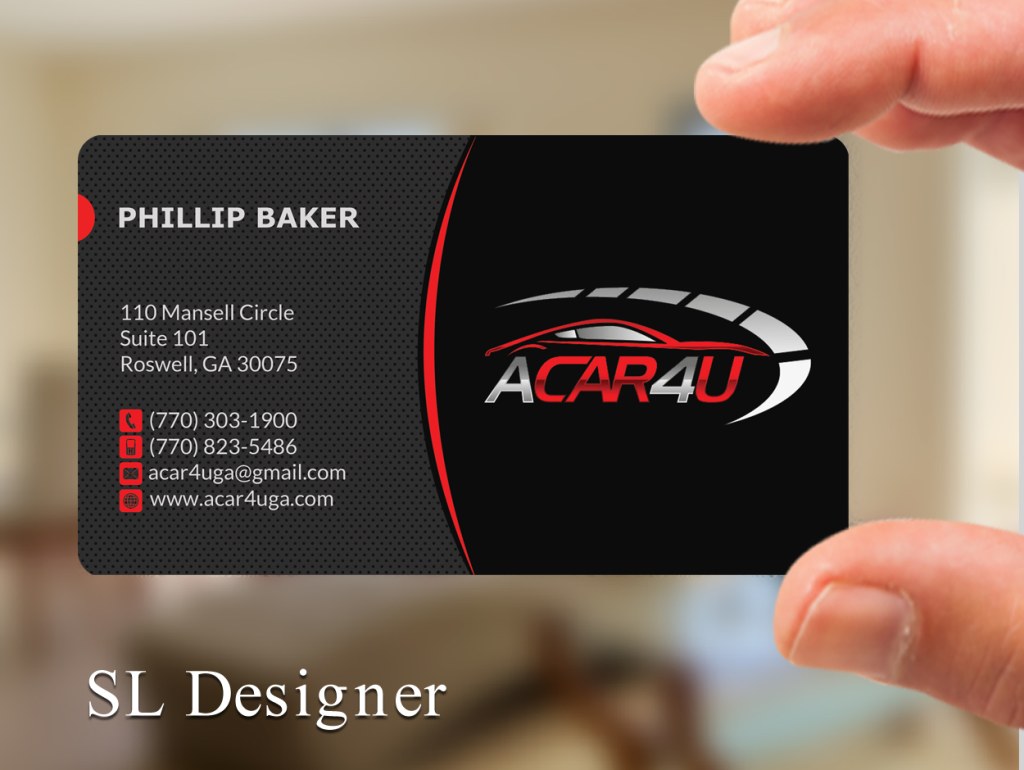 Picture of: Modern, Upmarket, Automotive Business Card Design for a Company by
