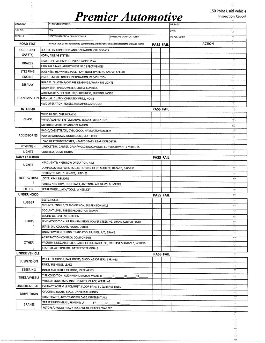 Picture of: Point Used Toyota Inspection Report  Toyota of New Orleans