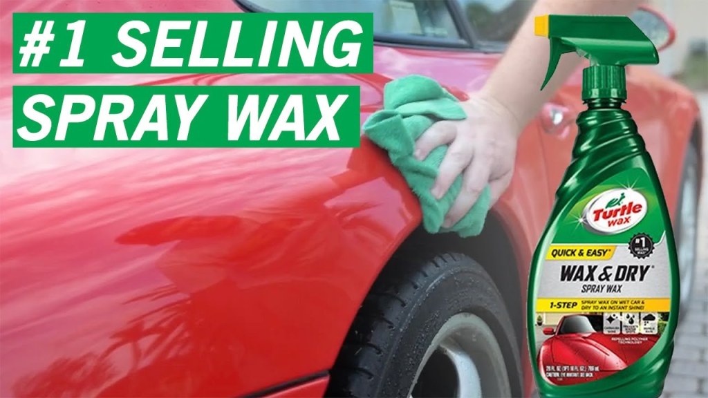 Picture of: Waterless Wash Wax Tutorial: Wax & Dry Spray Wax  Turtle Wax